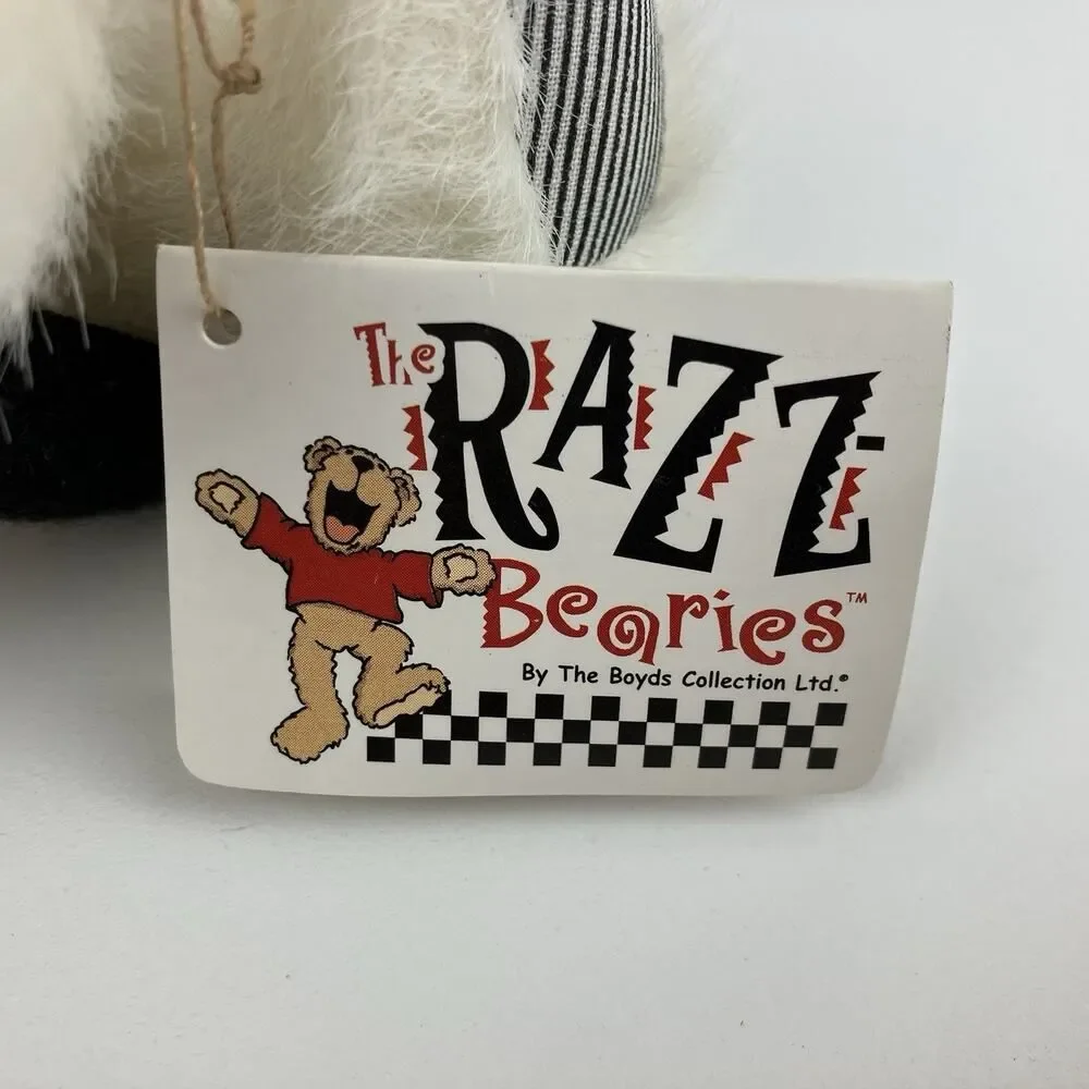 Boyds Razz Bearies “Mummsie” Teddy Bear /w Mirror Mirror on the Wall /w Tags